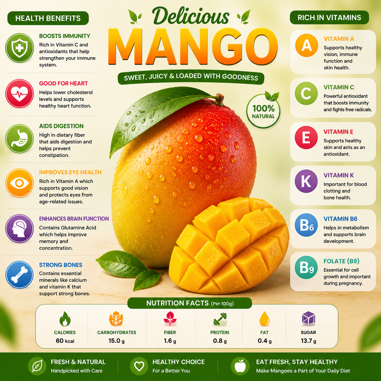 Fresh Mango Fruit Cup – Sweet, Juicy & Ready to Eat