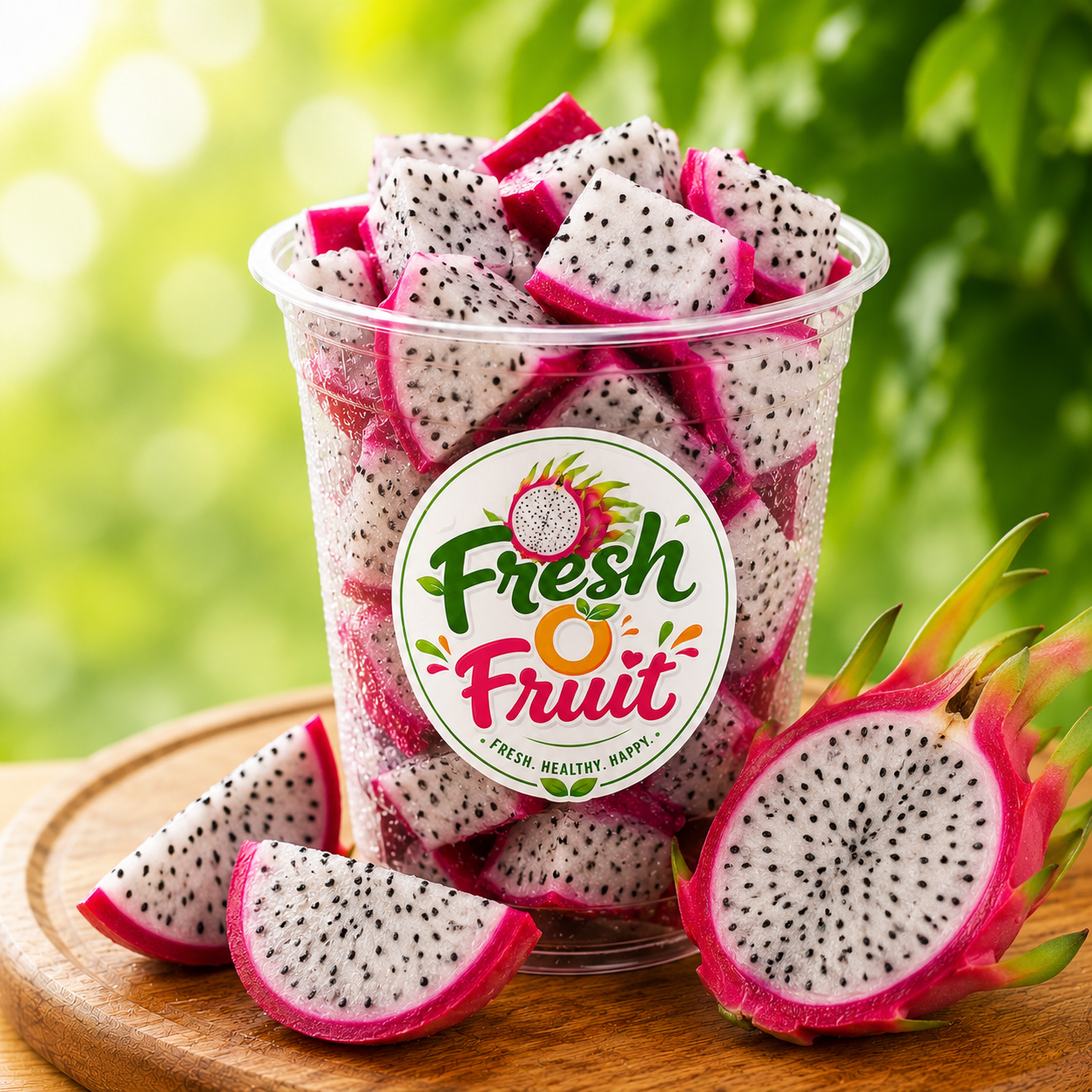 Fresh Dragon Fruit Cup β Naturally Sweet & Refreshing