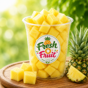 Fresh Pineapple Fruit Cup – Juicy, Sweet & Ready to Eat