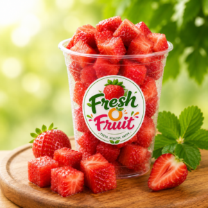 🍓 Fresh O Fruit Premium Strawberry Cup – Fresh, Juicy & Delicious